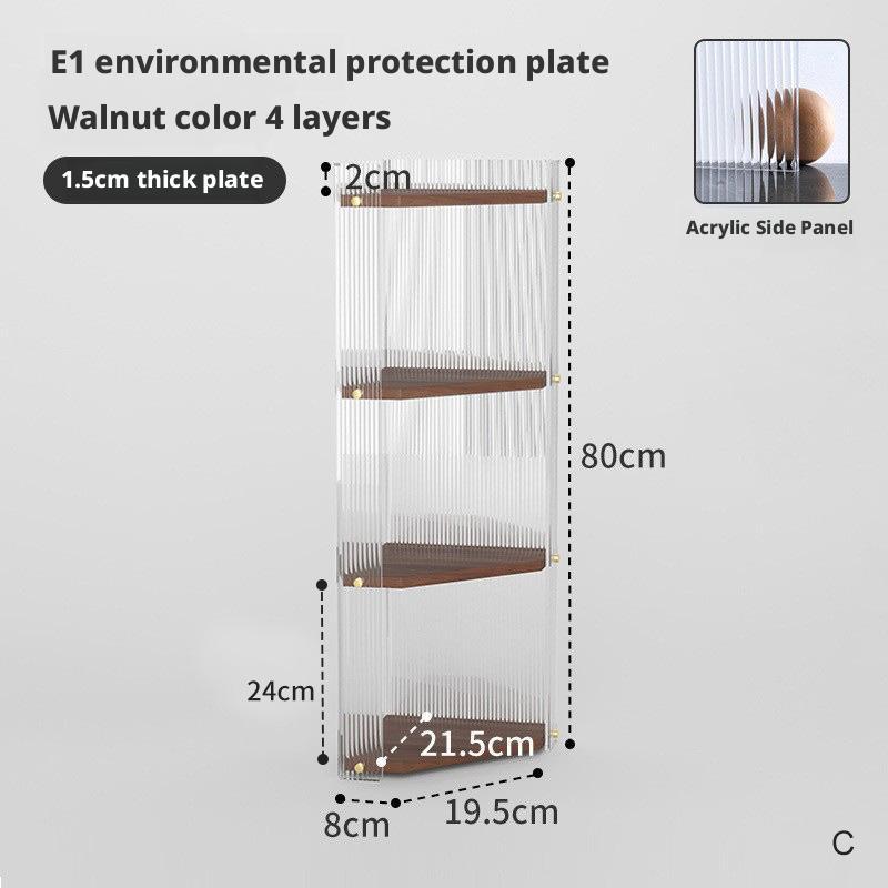 Water ripple +walnut color+ 4 layers