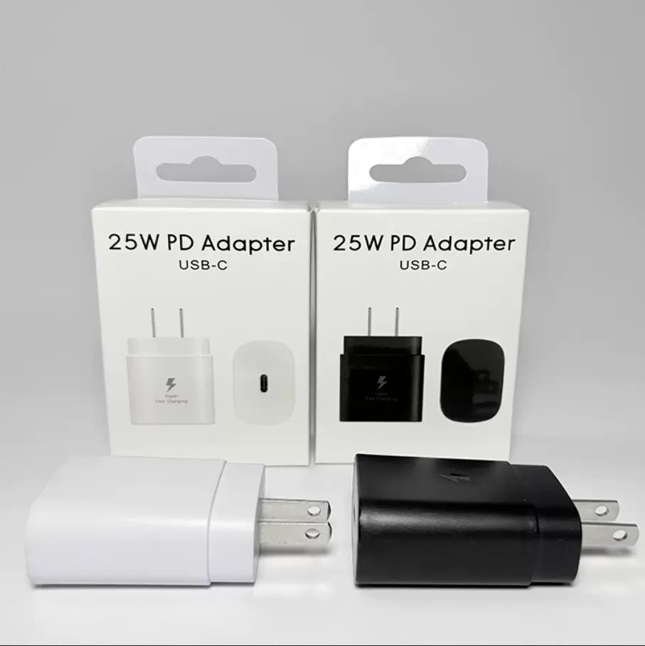 Negro-US-para Samsung-cargador+caja