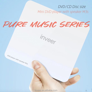 Inveer-REPRODUCTOR DE DVD y CD de tamaño de bolsillo, con altavoz y máquina de aprendizaje de idiomas con salida HD, nuevo diseño - Product Image 4