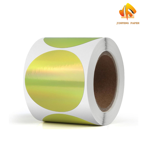สติกเกอร์ทรงกลมแบบวงกลมสติกเกอร์เปล่าติดด้วยความร้อนแบบกำหนดเองหลายสี - Product Image 1
