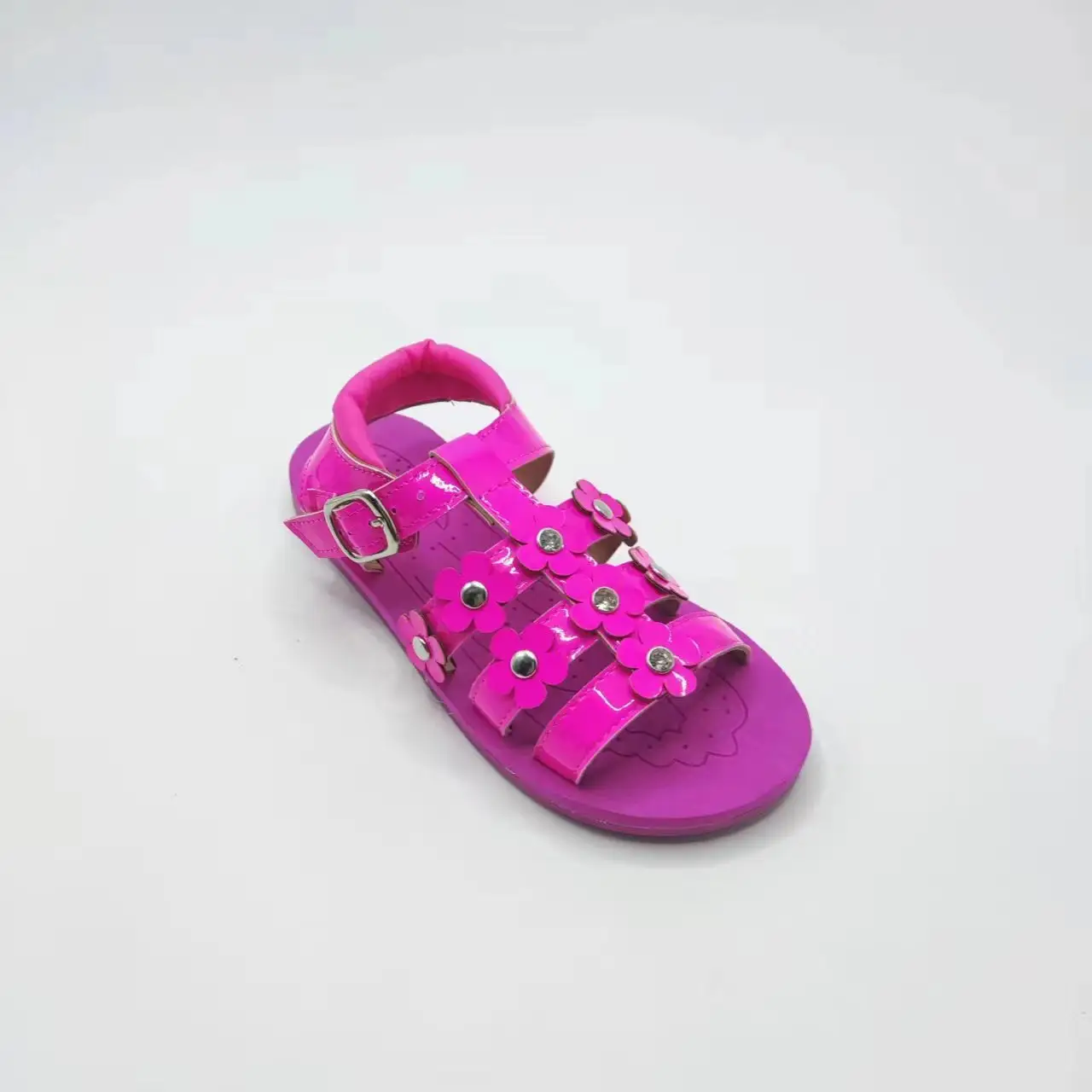 Zapatos de lujo a la moda, nuevos estilos, 2024, suela exterior suave, Sandalias planas de Color gelatina, zapatos para niños, zapatos de bebé para niños y niñas para niños