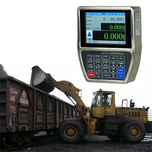 English Display <strong>Dynamic</strong> <strong>Weighing</strong> and Auto-totalizing Wheel Loader Scale With Acceleration Compensation