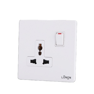 Multi funzione PC 1 Gang 13A presa universale ac di alimentazione interruttore della parete 3-pin presa di corrente