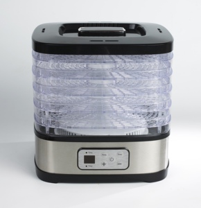 Food Dehydrator Machine | 5 Stackable Stainless Steel Trays Jerky Dryer with <strong>Digital</strong> Adjustable <strong>Timer</strong> and <strong>Temperature</strong> <strong>Control</strong> - Product Image 4