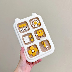 Placa de brinquedo sensorial Montessori para crianças, brinquedo educativo infantil para treinamento de habilidades motoras finas