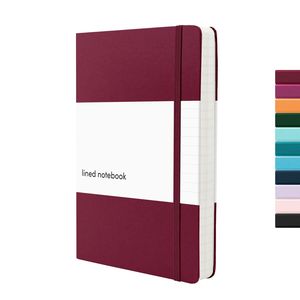 Refillable Polyurethane Bound <strong>Notebook</strong> A5 Perfect <strong>Binding</strong> Journal Thick Paper Multiple Colors &amp; Lined/Dotted Grid Pages - Product Image 5