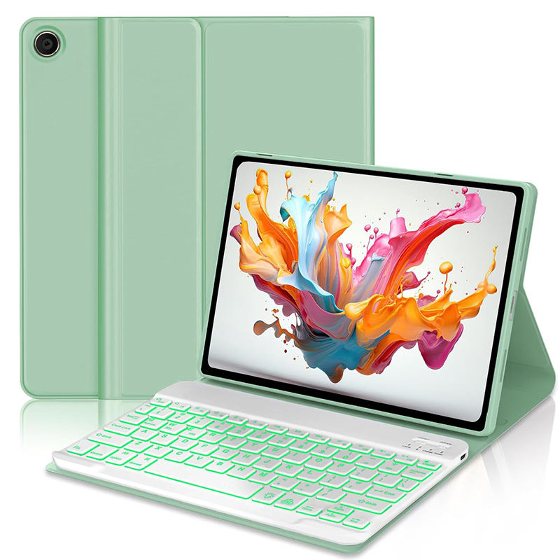 Boîtier Matcha + clavier rétroéclairé blanc