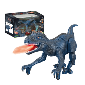 2.4G Remote Control Dinosaur with Spray Function Body Sway <strong>Roar</strong> &amp; Light Effects Kids RC <strong>Toy</strong> Outdoor Play &amp; Interactive Fun - Product Image 1