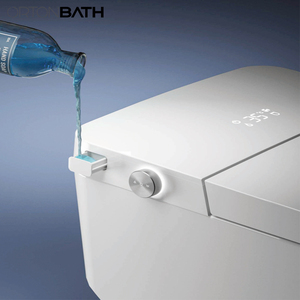 Ortonbaths พร้อมโถสุขภัณฑ์แบบบิวด้าในตัวโถสุขภัณฑ์แบบโมเดิร์นแบบเท้าสัมผัสพร้อมโถชักโครกอัตโนมัติโถสุขภัณฑ์อัจฉริยะแบบยาว - Product Image 6