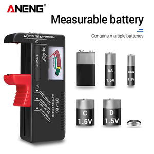 Aneng เครื่องทดสอบแบตเตอรี่ BT-168ดิจิตอล, เครื่องวิเคราะห์ความจุของแบตเตอรี่ลิเธียมเครื่องทดสอบรูปแบบลายตารางหมากรุกสำหรับเซลล์กระดุม AAA - Product Image 2
