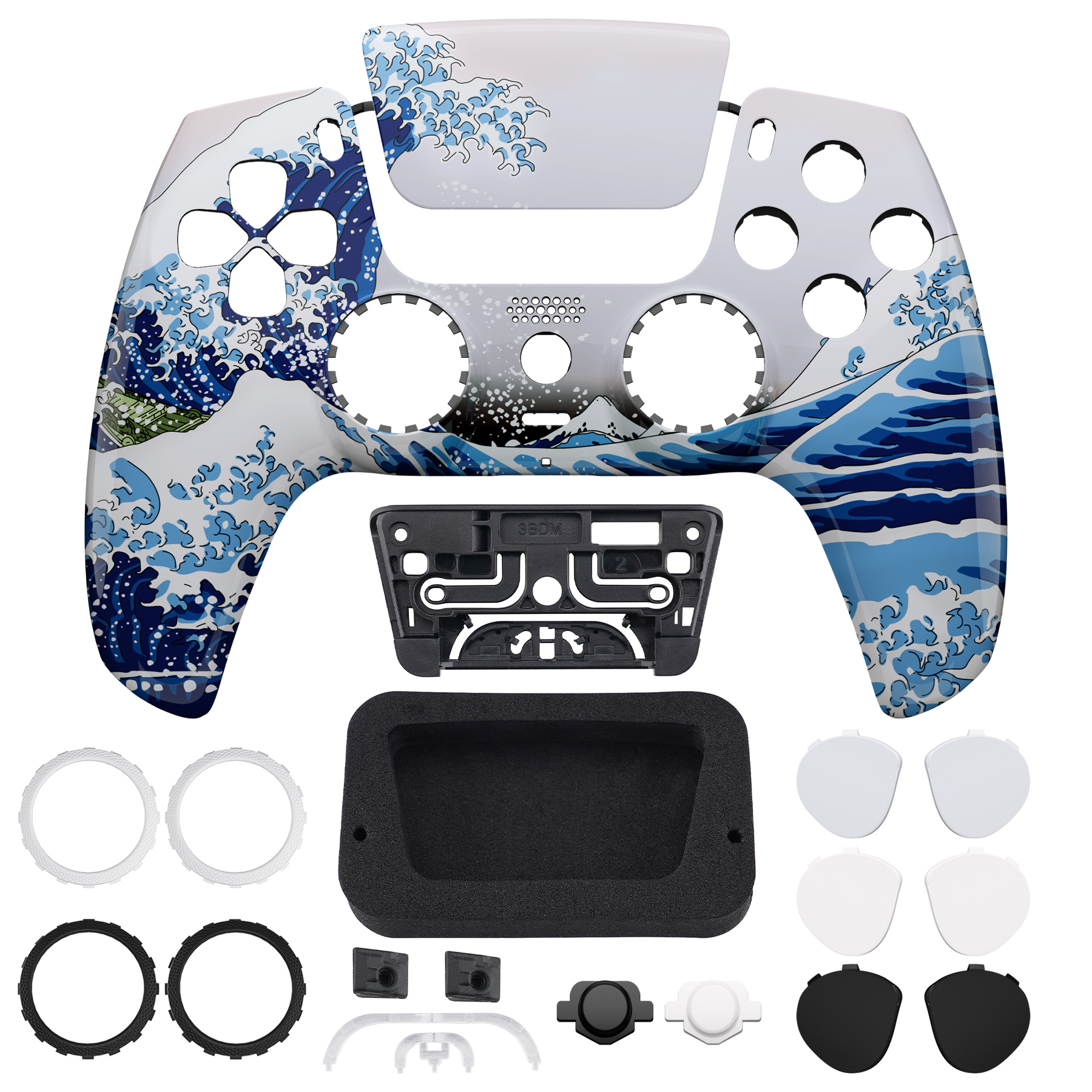 Mix Color Glossy The Great Wave GHPFT004G4WS