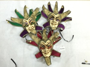 Diễn đàn mới lạ dành cho người lớn cổ điển phong cách Venetian bên tường mặt nạ - Product Image 5