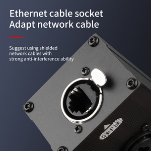 Caja adaptadora de Audio/DMX RJ45 a 4 XLR + 6,35, convertidor divisor de extensión de señal de red, Conector de enchufe Jack de montaje en enchufe compuesto