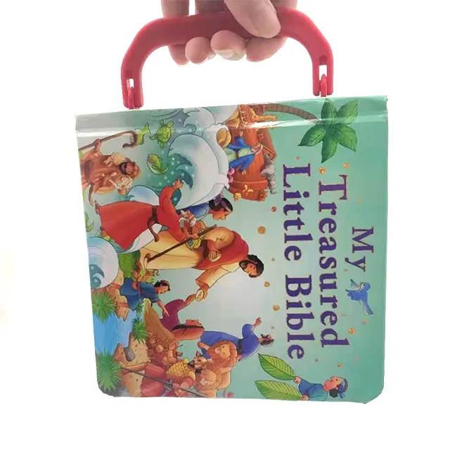 cheap custom bulk children study English bible stories board book printing