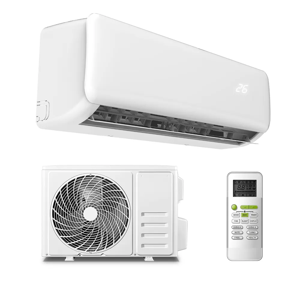 18000 btu r22 r410a 220v 60hz ar condicionado, ar condicionado quente e frio casa para quarto