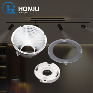 HONJU 50毫米商用照明发光二极管反射器塑料圆形光学器件，用于室内照明 - Product Image 3