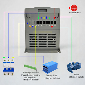Convertidor de frecuencia variable de 0,75 kW a 800kW, uso normal, entrada de 1 fase o 3 fases y salida de 3 fases, precios de fabricante - Product Image 3