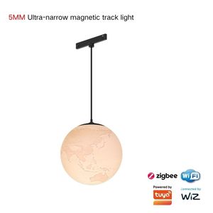 Planet Pendant Light <strong>Designer</strong> Edition 5mm Ultra-Slim Magnetic Track <strong>System</strong> 24V Recessed Zigbee Tuya Smart for Museum - Product Image 2