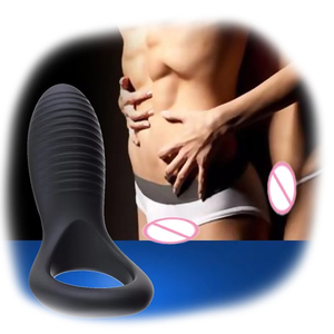 Factory Good Sense for <strong>Sex</strong> Basic Style Stretchy Goat Eye Cock Rings Vibrating Cock Ring Male Masturbator - Product Image 1