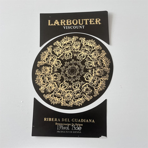 定制不干胶私人酒标防水UV工艺包装贴纸印刷红酒瓶标签 - Product Image 4
