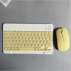 Combo de teclado y ratón para juegos Bluetooth inalámbrico BT color verde púrpura rosa para tabletas móviles Android IOS Windows - Product Image 3