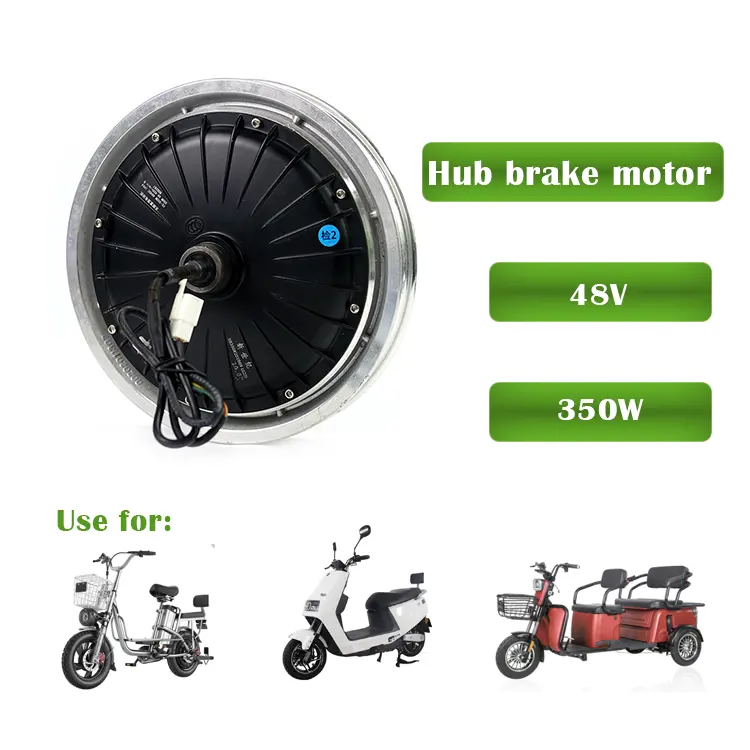 14 Inch 60V 48V Motorcycle bike bicycle Electric bicycle e bike parts wheel Brushless bldc Dc hub brake Motor 250W 350W 500W