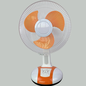 Hot Selling 12 Inch Table Fan with Portable Solar Rechargeable Feature New Design Electric Power Bank <strong>Function</strong> Battery <strong>Source</strong> - Product Image 1