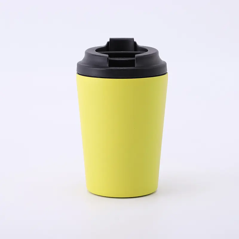 Doppelwandige wieder verwendbare 12-Unzen-Kaffeetassen aus Edelstahl mit auslaufs icherem, recycelbarem 12-Unzen-Reise-Kaffeetasse