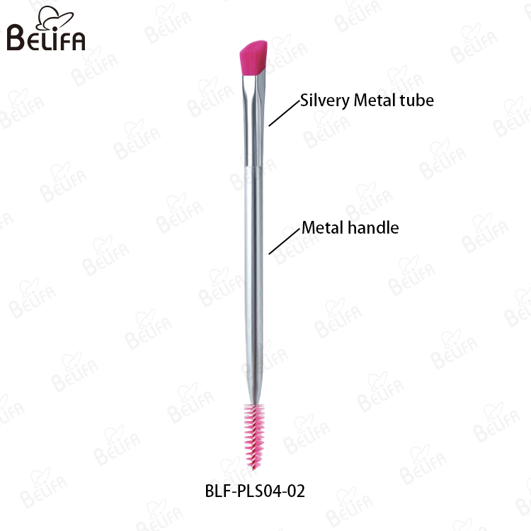 BLF-PLS04-02 Silver tube+Rose red hair