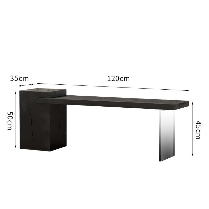 Pino "nero opaco" 120*35*45 cm