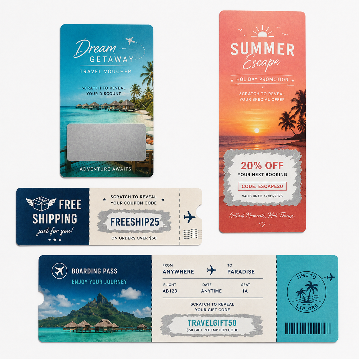 Promotional Scratch Cards