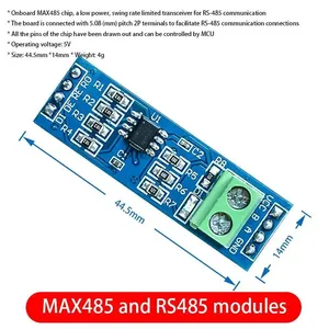 MAX485-Modul RS-485 TTL verwandeln sich auf RS485 MAX485CSA-Konvertermodul für Arduino-Mikrocontroller-MCU-Entwicklungs zubehör