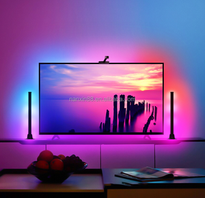 Nanxin-Barra de luz Led inteligente con Wifi, retroiluminación RGBIC para TV con cámara, sincronización de vídeo y música, para películas de videojuegos, funciona con Alexa - Product Image 1