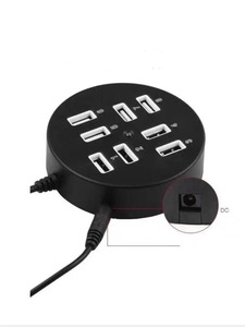 Collega fino A 2 dispositivi senza un adattatore di alimentazione massima velocità di trasferimento dati Multi dispositivi Mini HUB portatile 8 porte - Product Image 6