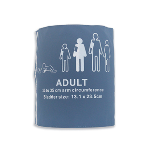 Medke 25-35cm chất lượng cao huyết áp <span class=keywords><strong>Cuff</strong></span> Nylon Ống duy nhất dành cho người lớn thêm chiều dài tái sử dụng <span class=keywords><strong>NIBP</strong></span> <span class=keywords><strong>Cuff</strong></span> - Product Image 1