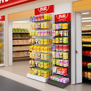 Piccolo espositore personalizzato per supermercato minimarket snack in metallo espositore da pavimento multistrato o ganci appesi - Product Image 4