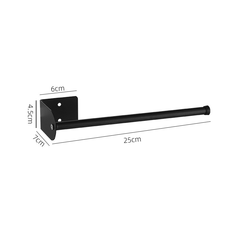 25cm cling film rack black