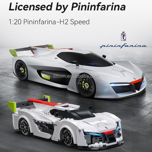 Cada C51090W 1/12 RC спортивный автомобиль кирпичи 2,4G & APP запрограммированный гоночный автомобиль DIY сборочные блоки наборы