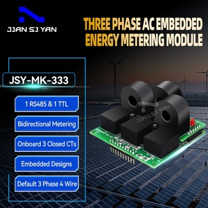 Módulo de medición trifásico bidireccional, medidor de kWh trifásico integrado CT 50A RS485 TTL a bordo, 1 unidad
