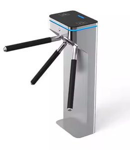 Zento High Security 304 Edelstahl-Gesichts erkennung QR-Code-Zugangs kontroll system 3-Arm-Stativdrehkreuz für Büro und Fitness studio - Product Image 1