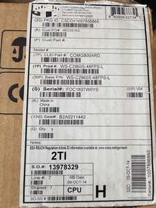 WS-C2960S-48TS-S ban đầu mới hoặc sử dụng ciscos chuyển đổi 2960S 48 gige, 2 x SFP Lan Lite .. WS-C2960S-48TS-S - Product Image 3