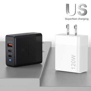 3พอร์ต120W USB + 2 USB-C PD 65W อะแดปเตอร์ชาร์จเร็ว USB ชนิด C ที่ชาร์จสำหรับ Apple iPhone 16 15 Pro Samsung S24 S23ซูเปอร์ - Product Image 5