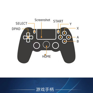 Yeni Arcade çift şok kablosuz oyun kontrolörleri Ps4 konsolu Ps3 Ps4 denetleyici joystick oyun denetleyicisi - Product Image 4