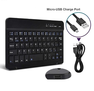 スリムBluetoothキーボードポータブル充電式ワイヤレスキーボードコンパクトAndroidWindowsタブレット携帯電話iOSiPhoneiPad - Product Image 4