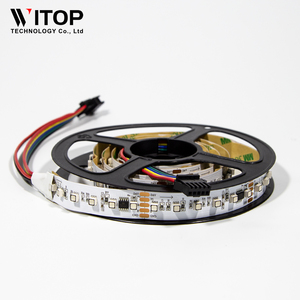 DMX512RGB 96leds 24V สีวิเศษไฟ LED Strip น้ําวิ่งโปรแกรมที่อยู่ LED Strip สําหรับวิศวกรรมบาร์ดิสโก้