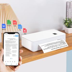 Taşınabilir A4 termal yazıcı ile Bluetooth ve USB WiFi bağlantısı için makbuz ve baskı için 300dpi çözünürlük renk tarzı - Product Image 1