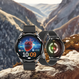 Akıllı saat 2023 erkekler sağlık izleme 1.43 "AMOLED ekran BT çağrı su geçirmez akıllı saat su geçirmez GE30 Android akıllı saat - Product Image 3