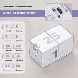 Bàn trọng lực xoay kỹ thuật số Cube phút hẹn giờ cho nghiên cứu nhà bếp nấu ăn <span class=keywords><strong>Pomodoro</strong></span> kỹ thuật phương pháp cà chua đồng hồ đếm ngược - Product Image 6