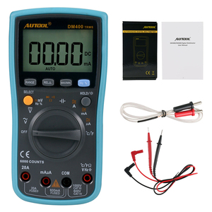 AUTOOL DM400 6000 dünya yüksek hassasiyetli otomatik/manuel aralığı dijital multimetre - Product Image 2