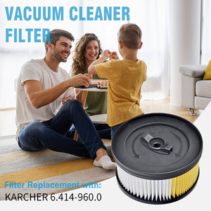 Yedek süpürge filtresi KAR CHER 6.414-960.0 yedek süpürge filtre parçası ile uyumlu